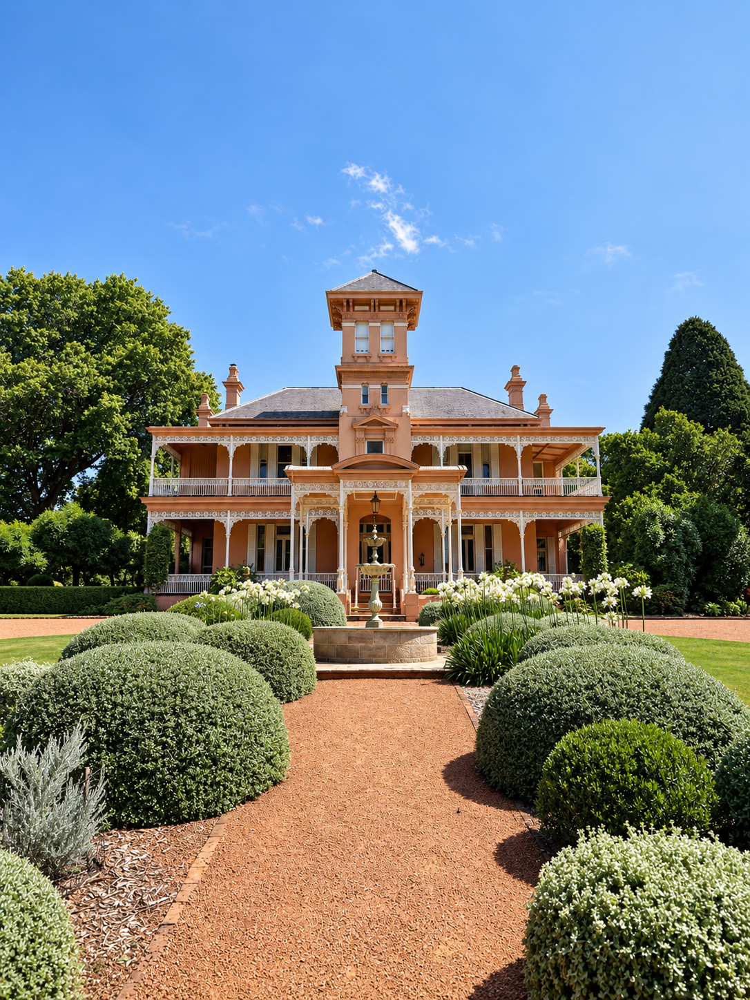 Retford Park house and formal gardens in Bowral